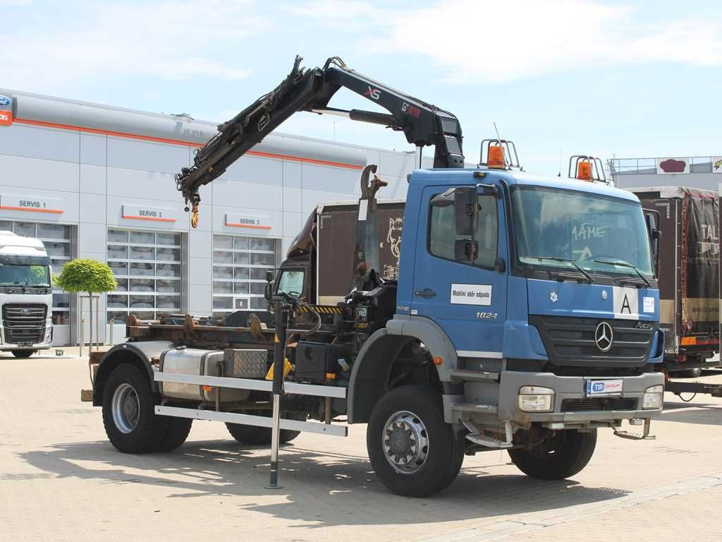 Mercedes-Benz AXOR 1824, CRANE HIAB 099B-3 DUO, 4x4 - Kotalni prekucni tovornjak, Tovornjak z dvigalom: slika 2 Mercedes-Benz AXOR 1824, CRANE HIAB 099B-3 DUO, 4x4 - Kotalni prekucni tovornjak, Tovornjak z dvigalom: slika 2