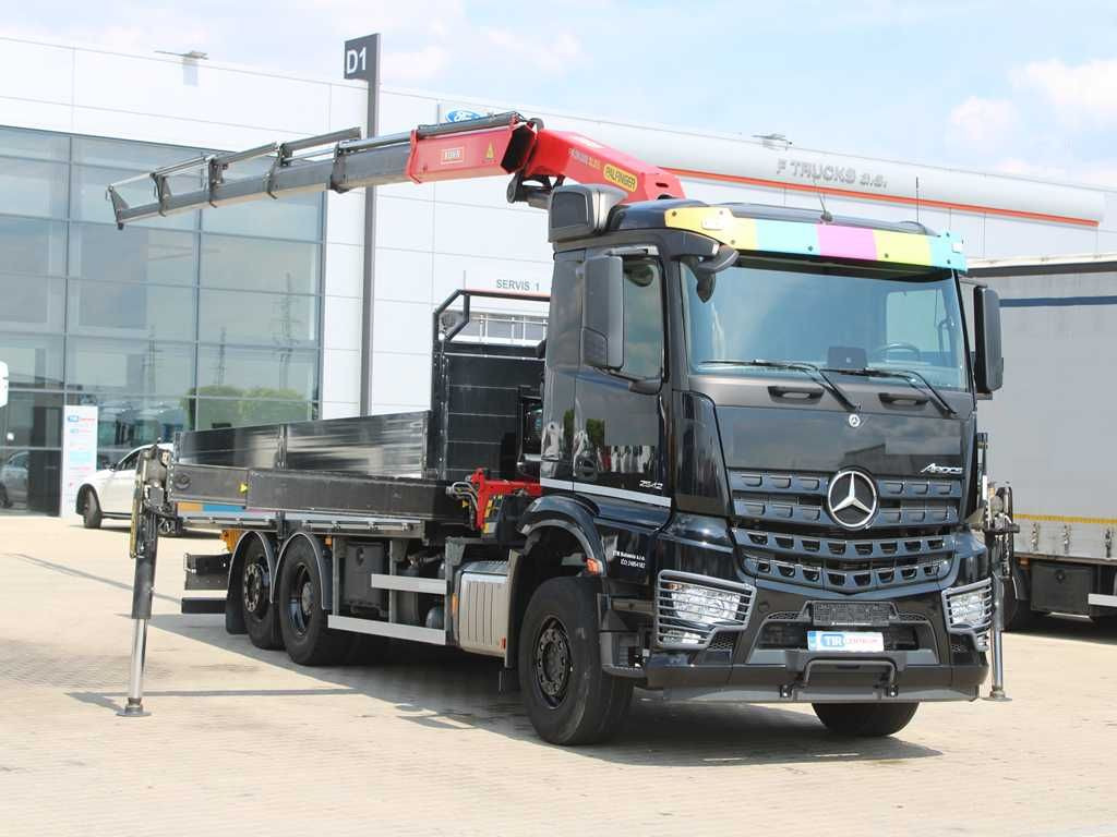 Mercedes-Benz Arocs 2542, 6X2, EURO 6, CAMERA, PALFINGER PK 24 - Tovornjak s kesonom, Tovornjak z dvigalom: slika 2 Mercedes-Benz Arocs 2542, 6X2, EURO 6, CAMERA, PALFINGER PK 24 - Tovornjak s kesonom, Tovornjak z dvigalom: slika 2