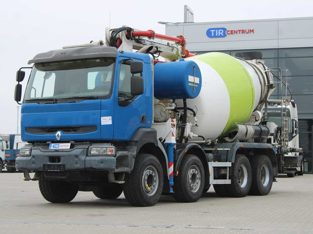 Renault KERAX 420, EURO 3, 7m3, 8X4, CIFA MAGNUM MK 24.4 CONCRETE PUMP - Avtomešalec s črpalko: slika 1 Renault KERAX 420, EURO 3, 7m3, 8X4, CIFA MAGNUM MK 24.4 CONCRETE PUMP - Avtomešalec s črpalko: slika 1