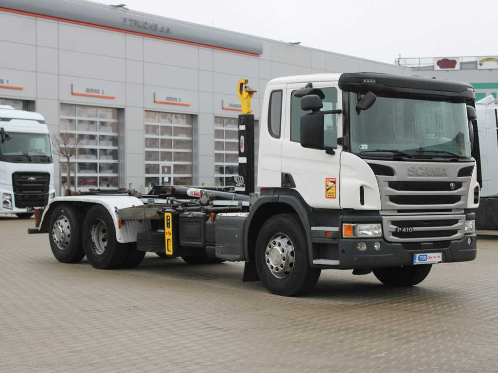 Scania P410, EURO 6, 6X2, CONTAINER HOOK CARRIER, LIFTING AXLE - Kotalni prekucni tovornjak: slika 3 Scania P410, EURO 6, 6X2, CONTAINER HOOK CARRIER, LIFTING AXLE - Kotalni prekucni tovornjak: slika 3