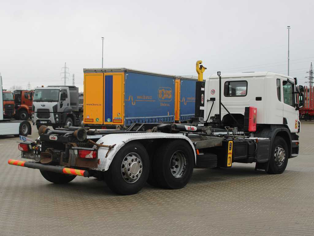 Scania P410, EURO 6, 6X2, CONTAINER HOOK CARRIER, LIFTING AXLE - Kotalni prekucni tovornjak: slika 4 Scania P410, EURO 6, 6X2, CONTAINER HOOK CARRIER, LIFTING AXLE - Kotalni prekucni tovornjak: slika 4