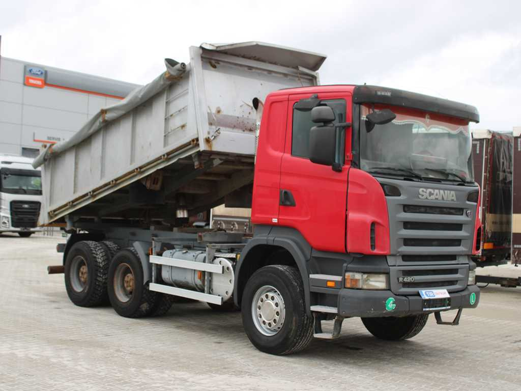 Scania R 420 CB 6X4 , THREE SIDED, EURO 4, RETARDER, 13m³ - Tovornjak prekucnik: slika 3 Scania R 420 CB 6X4 , THREE SIDED, EURO 4, RETARDER, 13m³ - Tovornjak prekucnik: slika 3