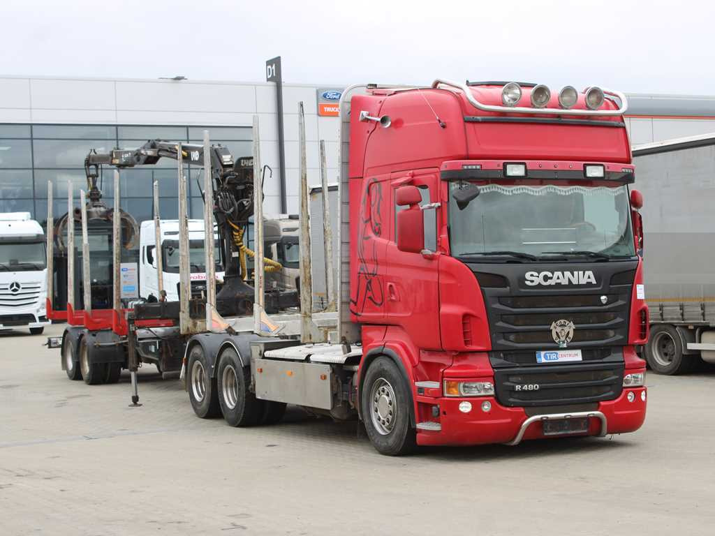 Scania R 480, HYDRAULIC ARM LHO L120Z(78), 6X4 - Tovornjak za prevoz lesa, Tovornjak z dvigalom: slika 3 Scania R 480, HYDRAULIC ARM LHO L120Z(78), 6X4 - Tovornjak za prevoz lesa, Tovornjak z dvigalom: slika 3