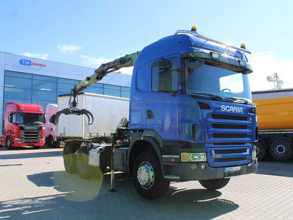 Scania R420, 6x4, EURO 3, HYDRAULIC ARM LOGLIFT F135ZT94A, LIGHTS - Vlačilec: slika 3 Scania R420, 6x4, EURO 3, HYDRAULIC ARM LOGLIFT F135ZT94A, LIGHTS - Vlačilec: slika 3