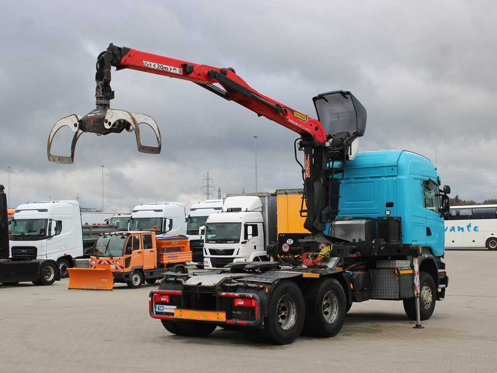 Scania R490, 6X4, EURO 6, DOUBLE CIRCUIT HYDRAULIC, PALFINGER EPSILON M13Z91 - Vlačilec: slika 4 Scania R490, 6X4, EURO 6, DOUBLE CIRCUIT HYDRAULIC, PALFINGER EPSILON M13Z91 - Vlačilec: slika 4