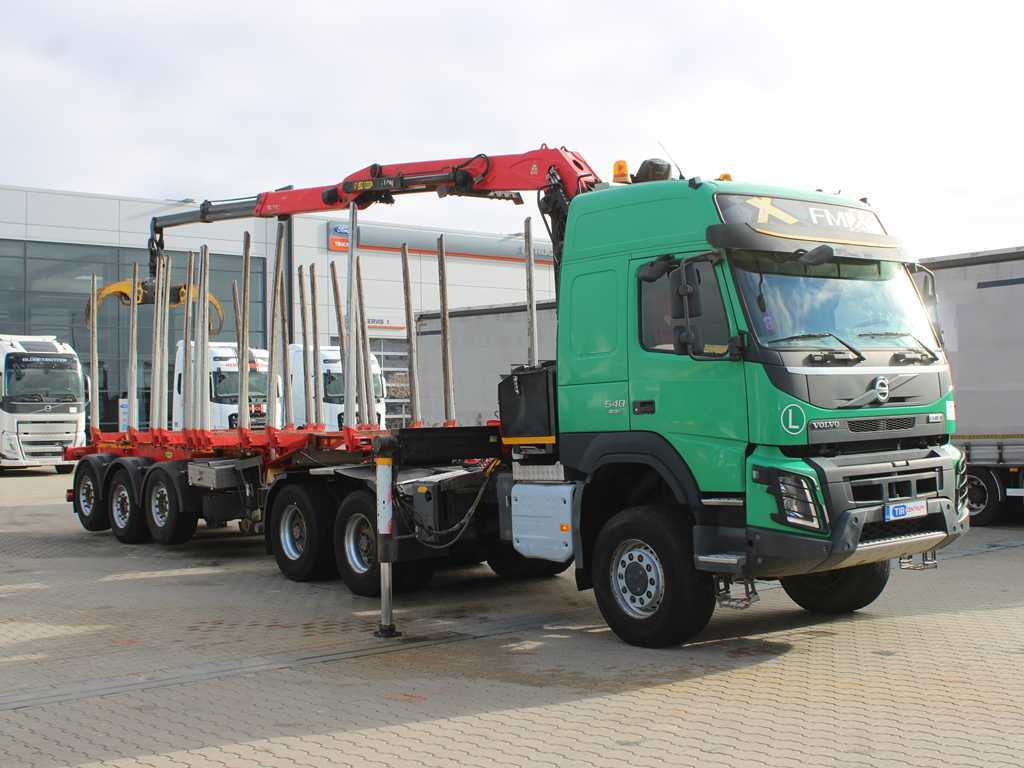 Volvo FM 540, EURO 6, 6X6, VEB+, PALFINGER Q170Z96 ARM + UMIKOV, PRICE FOR THE WHOLE SET!! - Vlačilec, Polprikolica za prevoz lesa: slika 4 Volvo FM 540, EURO 6, 6X6, VEB+, PALFINGER Q170Z96 ARM + UMIKOV, PRICE FOR THE WHOLE SET!! - Vlačilec, Polprikolica za prevoz lesa: slika 4