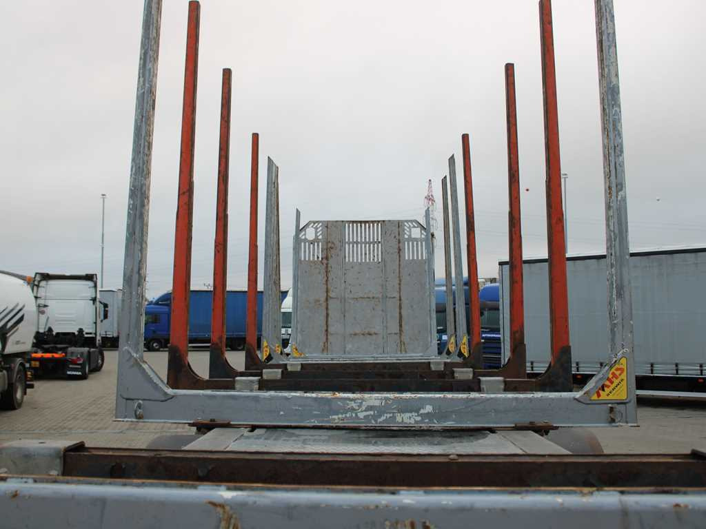 ZASŁAW D-651A, 2x LIFTING AXLE - Polprikolica za prevoz lesa: slika 5 ZASŁAW D-651A, 2x LIFTING AXLE - Polprikolica za prevoz lesa: slika 5