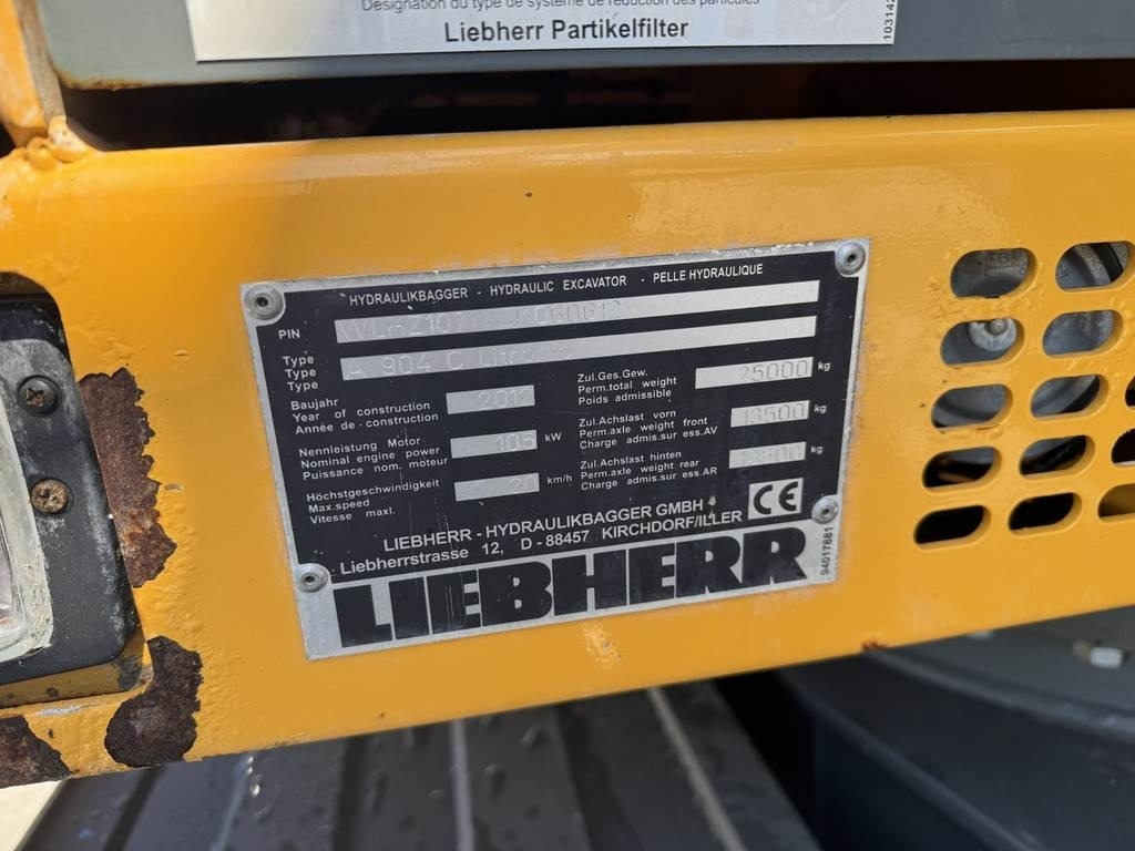 Liebherr A 904 C - Bager za prekladanje primarnih/ Sekundarnih surovin: slika 3 Liebherr A 904 C - Bager za prekladanje primarnih/ Sekundarnih surovin: slika 3