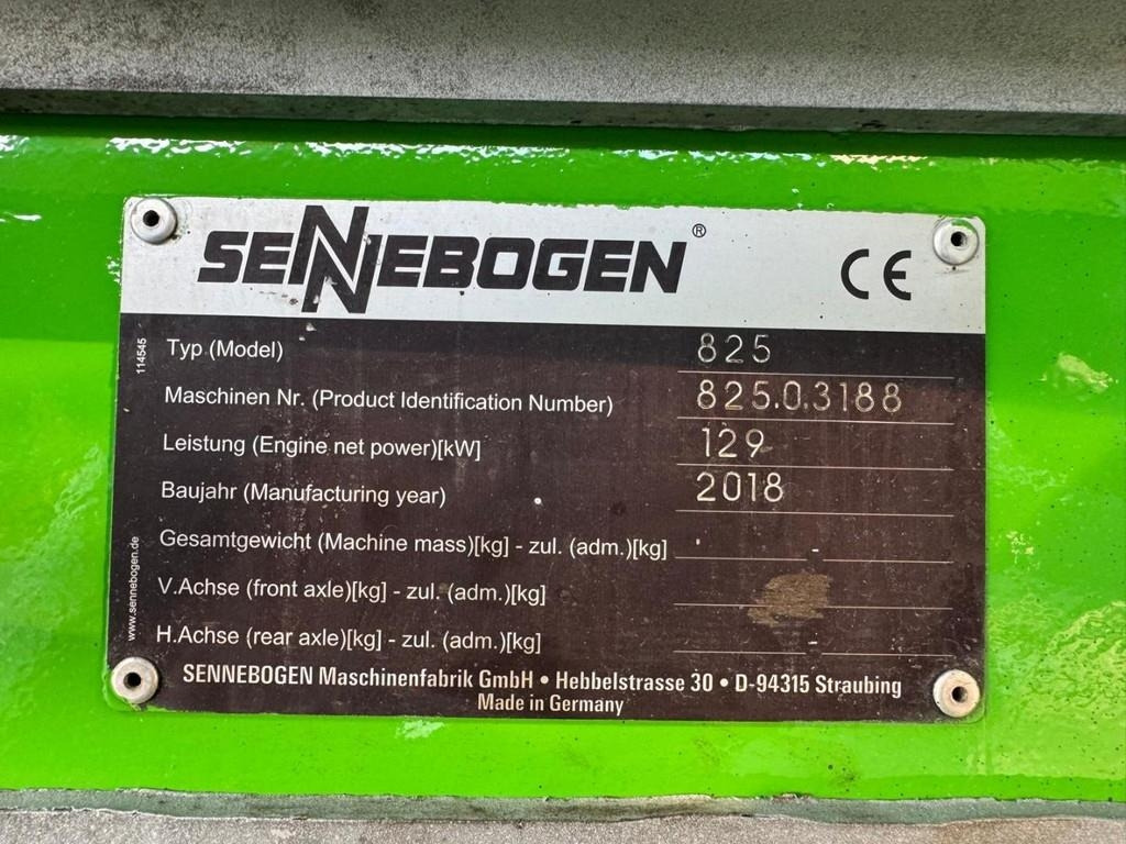 Sennebogen 825M E - Bager za prekladanje primarnih/ Sekundarnih surovin: slika 5 Sennebogen 825M E - Bager za prekladanje primarnih/ Sekundarnih surovin: slika 5