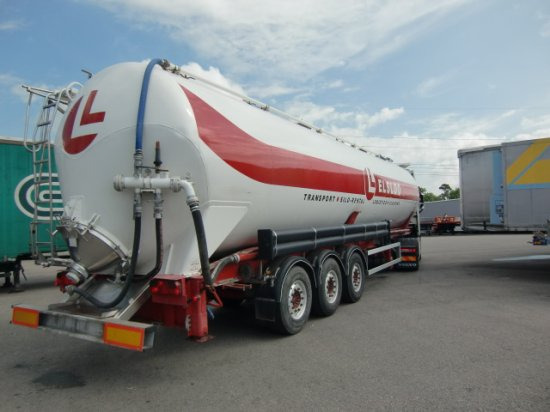 Feldbinder KIP 63.3 Siloauflieger, SAF-Achsen, Alu-Felgen, - Silos cisterna: slika 5 Feldbinder KIP 63.3 Siloauflieger, SAF-Achsen, Alu-Felgen, - Silos cisterna: slika 5
