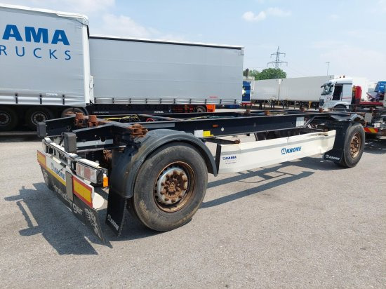 Krone AZ 18, Standard-Lafette Krone-Achsen, - Kontejnerska prikolica/ Prikolica z zamenljivim tovoriščem: slika 2 Krone AZ 18, Standard-Lafette Krone-Achsen, - Kontejnerska prikolica/ Prikolica z zamenljivim tovoriščem: slika 2