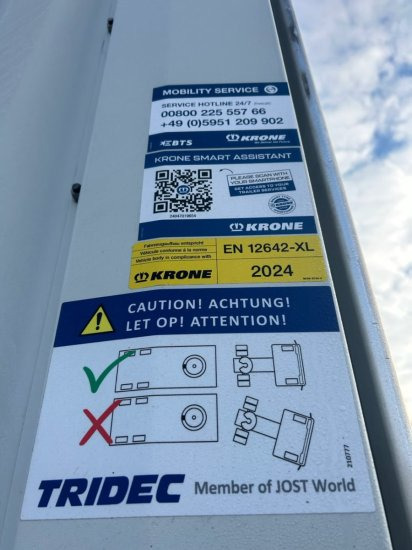 Nov Polprikolica s ponjavo Krone City Liner Profi, 1-Achs- Zwangsgelenkt, Dhollandia LBW 2000kg,: slika 15