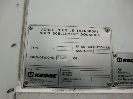 Gradbeni kontejner Krone Wechselpritsche 7,30 Meter Koffer Spezialaufbau, mobiler Messestand: slika 9
