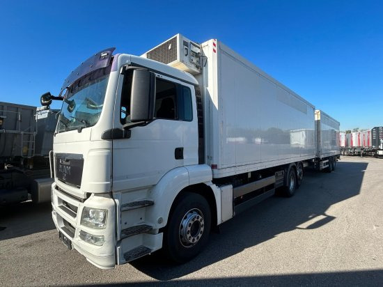 MAN TGS 26.360 6x2 LL, Tiefkühlkoffer Intarder, Liftachse ohne Anhänger - Tovornjak hladilnik: slika 1 MAN TGS 26.360 6x2 LL, Tiefkühlkoffer Intarder, Liftachse ohne Anhänger - Tovornjak hladilnik: slika 1