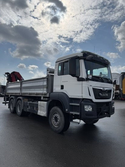 MAN TGS 26.430 6x4 3-Seitenkipper, HMF 2020K-RC Heckkran abnehmbar, - Tovornjak prekucnik, Tovornjak z dvigalom: slika 3 MAN TGS 26.430 6x4 3-Seitenkipper, HMF 2020K-RC Heckkran abnehmbar, - Tovornjak prekucnik, Tovornjak z dvigalom: slika 3