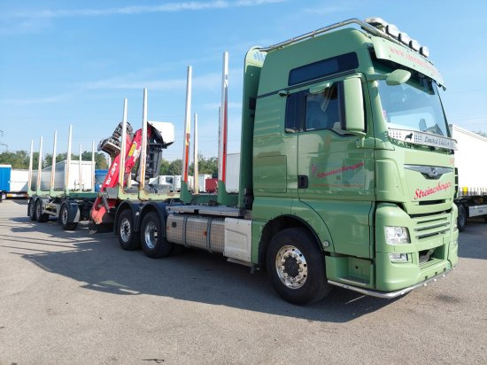 MAN TGX 26.500 6x4x4 Holztransporter, Motor Neu - Tovornjak za prevoz lesa, Tovornjak z dvigalom: slika 2 MAN TGX 26.500 6x4x4 Holztransporter, Motor Neu - Tovornjak za prevoz lesa, Tovornjak z dvigalom: slika 2