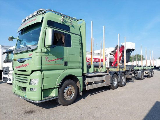 MAN TGX 26.500 6x4x4 Holztransporter, Motor Neu OHNE ANHÄNGER - Tovornjak za prevoz lesa, Tovornjak z dvigalom: slika 1 MAN TGX 26.500 6x4x4 Holztransporter, Motor Neu OHNE ANHÄNGER - Tovornjak za prevoz lesa, Tovornjak z dvigalom: slika 1