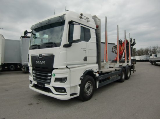 MAN TGX 33.580 BL 6x4, Intarder, Holztransporter, - Tovornjak za prevoz lesa, Tovornjak z dvigalom: slika 1 MAN TGX 33.580 BL 6x4, Intarder, Holztransporter, - Tovornjak za prevoz lesa, Tovornjak z dvigalom: slika 1