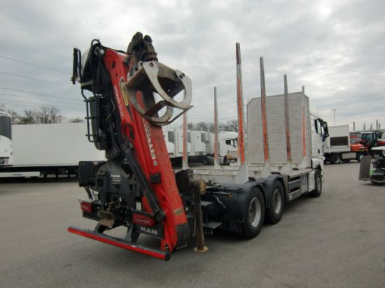 MAN TGX 33.580 BL 6x4, Intarder, Holztransporter, - Tovornjak za prevoz lesa, Tovornjak z dvigalom: slika 4 MAN TGX 33.580 BL 6x4, Intarder, Holztransporter, - Tovornjak za prevoz lesa, Tovornjak z dvigalom: slika 4