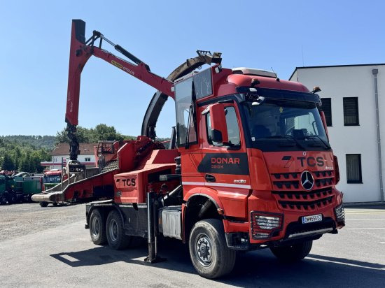 Lesni sekalnik, Tovornjak Mercedes-Benz ACTROS 6x4 DONAR 5810K ? Hack-LKW / Mobilhacker | TCS Umwelttechnik: slika 10