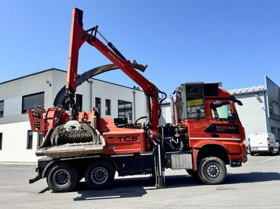 Lesni sekalnik, Tovornjak Mercedes-Benz ACTROS 6x4 DONAR 5810K ? Hack-LKW / Mobilhacker | TCS Umwelttechnik: slika 8