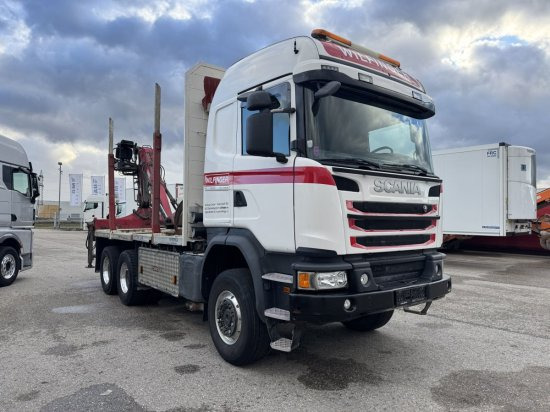 Scania G490 6X6 Blatt-Blatt Penz Kran 12.Z8.70 - Tovornjak za prevoz lesa, Tovornjak z dvigalom: slika 1 Scania G490 6X6 Blatt-Blatt Penz Kran 12.Z8.70 - Tovornjak za prevoz lesa, Tovornjak z dvigalom: slika 1