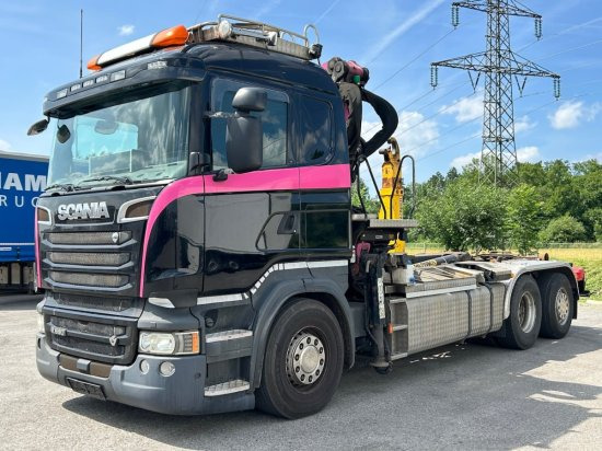 Scania R580 6x2, Schrottkran, E6, Lenk-Lift-Achse - Kotalni prekucni tovornjak, Tovornjak z dvigalom: slika 1 Scania R580 6x2, Schrottkran, E6, Lenk-Lift-Achse - Kotalni prekucni tovornjak, Tovornjak z dvigalom: slika 1