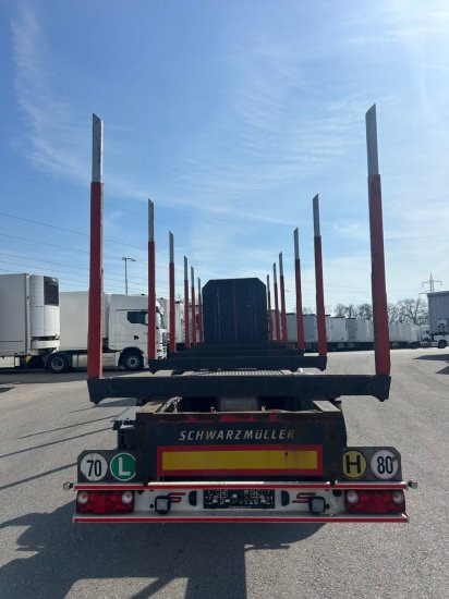 Schwarzmüller Holzauflieger 6 Rungenpaare, BPW-Achsen - Polprikolica za prevoz lesa: slika 5 Schwarzmüller Holzauflieger 6 Rungenpaare, BPW-Achsen - Polprikolica za prevoz lesa: slika 5
