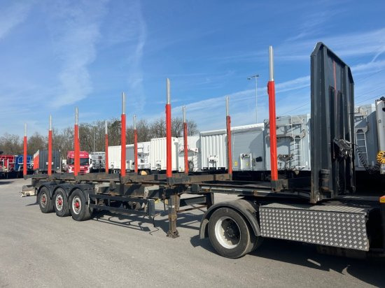 Schwarzmüller Holzauflieger 6 Rungenpaare, BPW-Achsen - Polprikolica za prevoz lesa: slika 3 Schwarzmüller Holzauflieger 6 Rungenpaare, BPW-Achsen - Polprikolica za prevoz lesa: slika 3