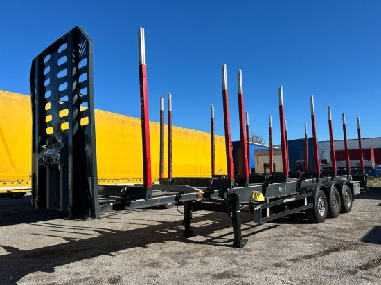 Schwarzmüller Holzauflieger, 8 Rungenpaare, SAF-Achsen, Liftachse - Polprikolica za prevoz lesa: slika 1 Schwarzmüller Holzauflieger, 8 Rungenpaare, SAF-Achsen, Liftachse - Polprikolica za prevoz lesa: slika 1