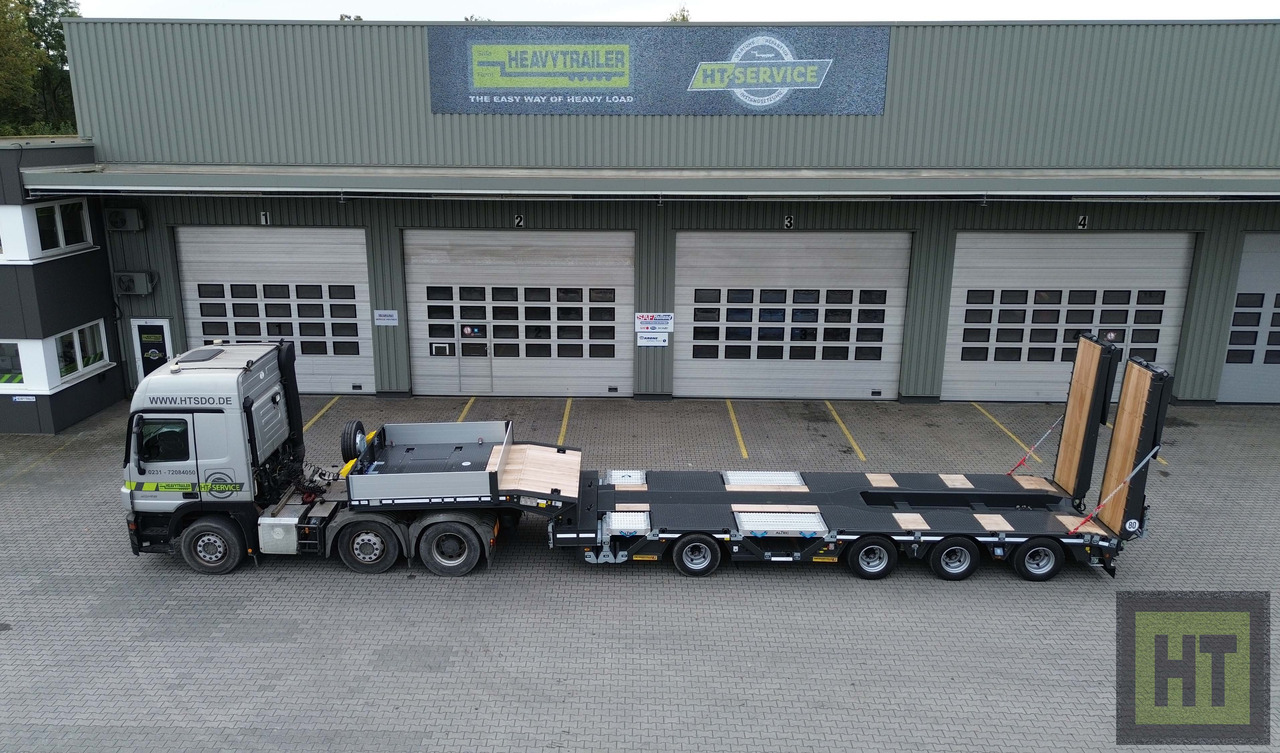 Faymonville 4-(1+3)-Achs-Tele-Semi-Radmulden-Rampen zg - Nizko noseča polprikolica: slika 2 Faymonville 4-(1+3)-Achs-Tele-Semi-Radmulden-Rampen zg - Nizko noseča polprikolica: slika 2