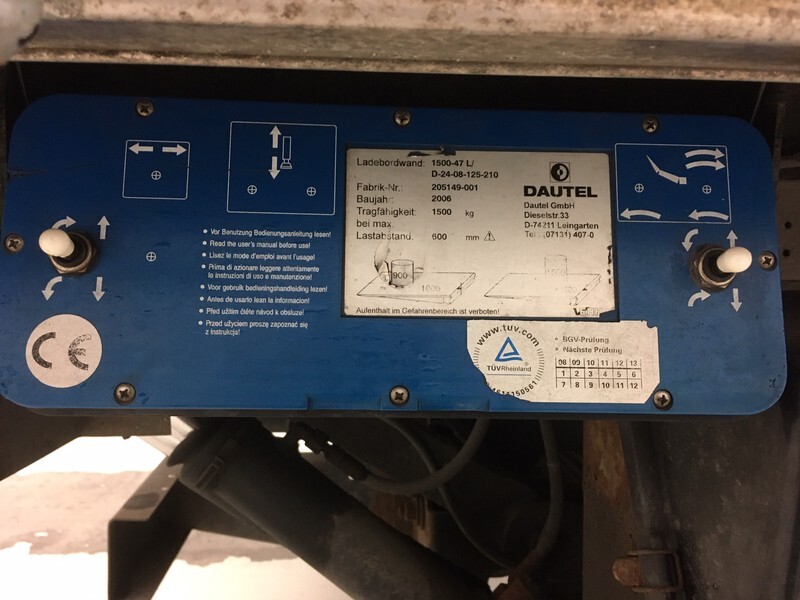 Diversen Dautel 1500-47L - Dvižna ploščad zadaj: slika 2 Diversen Dautel 1500-47L - Dvižna ploščad zadaj: slika 2