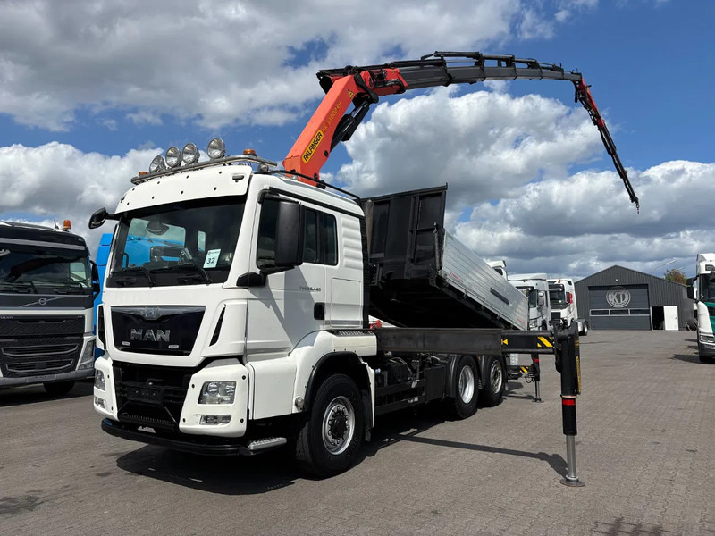 MAN TGS 28.440 6x4 Hydrodrive Euro 6 Tipper / Tractor + Palfinger 33002 Fly Jip PJ060 - Tovornjak z dvigalom: slika 1 MAN TGS 28.440 6x4 Hydrodrive Euro 6 Tipper / Tractor + Palfinger 33002 Fly Jip PJ060 - Tovornjak z dvigalom: slika 1