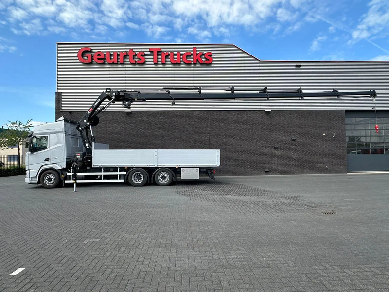 DAF XF 530 OPENLAADBAK / PRITSCHE / FLATBED MET HIAB X-HIDUO 258 E-7 + LIER KRAAN / KRAN / CRANE/ GRUA *NIEUW* - Tovornjak z dvigalom: slika 1 DAF XF 530 OPENLAADBAK / PRITSCHE / FLATBED MET HIAB X-HIDUO 258 E-7 + LIER KRAAN / KRAN / CRANE/ GRUA *NIEUW* - Tovornjak z dvigalom: slika 1