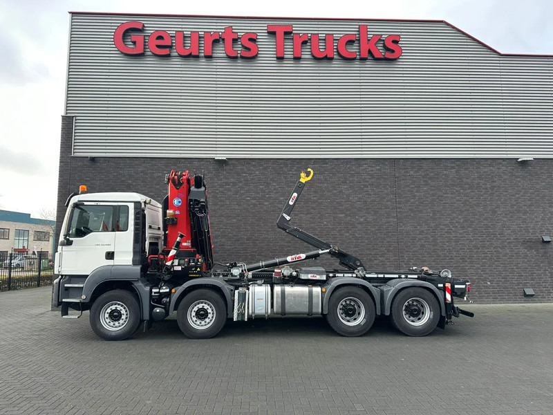 Kotalni prekucni tovornjak, Tovornjak z dvigalom MAN TGS 35.460 8X4 BL+ HYVA 18.55.S HAAKARMSYSTEEM EFFER 395-5 KRAAN/KRAN/CRANE/GRUA: slika 8