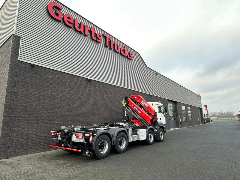 Kotalni prekucni tovornjak, Tovornjak z dvigalom MAN TGS 35.460 8X4 BL+ HYVA 18.55.S HAAKARMSYSTEEM EFFER 395-5 KRAAN/KRAN/CRANE/GRUA: slika 14