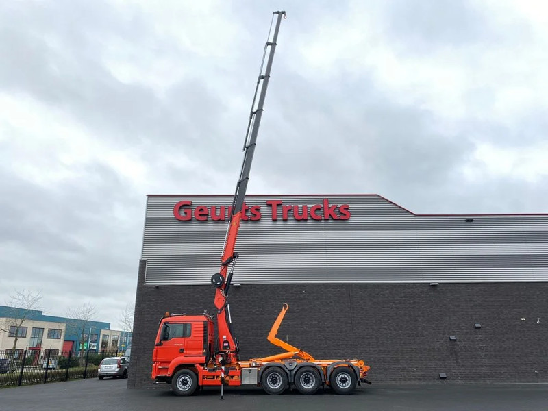 MAN TGS 35.480 8X4 TRIDEM + 20 TON HAAKARM + HMF 3220-K6 KRAAN/KRAN/CRANE/GRUA - Kotalni prekucni tovornjak, Tovornjak z dvigalom: slika 4 MAN TGS 35.480 8X4 TRIDEM + 20 TON HAAKARM + HMF 3220-K6 KRAAN/KRAN/CRANE/GRUA - Kotalni prekucni tovornjak, Tovornjak z dvigalom: slika 4