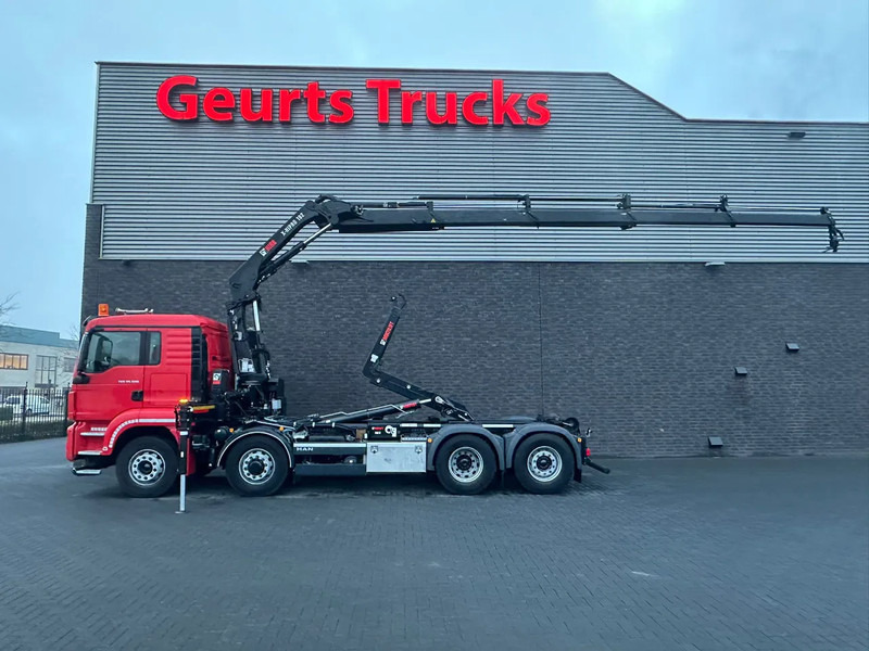 MAN TGS 35.500 8X4H-6 MET MULTILIFT ULT T 21 S51 HAAKARMSYSTEEM + HIAB X-HIPRO 192 E-4 KRAAN/CRANE/KRAN/GRUA - Kotalni prekucni tovornjak, Tovornjak z dvigalom: slika 1 MAN TGS 35.500 8X4H-6 MET MULTILIFT ULT T 21 S51 HAAKARMSYSTEEM + HIAB X-HIPRO 192 E-4 KRAAN/CRANE/KRAN/GRUA - Kotalni prekucni tovornjak, Tovornjak z dvigalom: slika 1