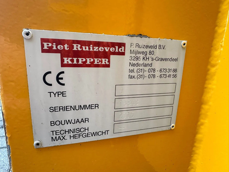 Ladijski kontejner Piet Ruizeveld AFZET CONTAINER KIPPER SYSTEEM HAAK EN KABEL: slika 11 Ladijski kontejner Piet Ruizeveld AFZET CONTAINER KIPPER SYSTEEM HAAK EN KABEL: slika 11