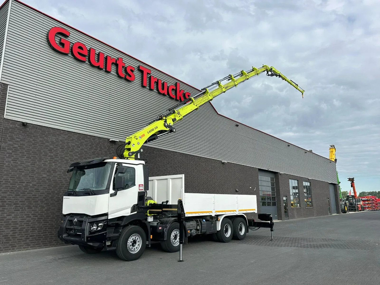 Renault C460 8X4 + HIAB X-HIPRO 548 E-7 MET JIB KRAAN / - Tovornjak z dvigalom: slika 2 Renault C460 8X4 + HIAB X-HIPRO 548 E-7 MET JIB KRAAN / - Tovornjak z dvigalom: slika 2