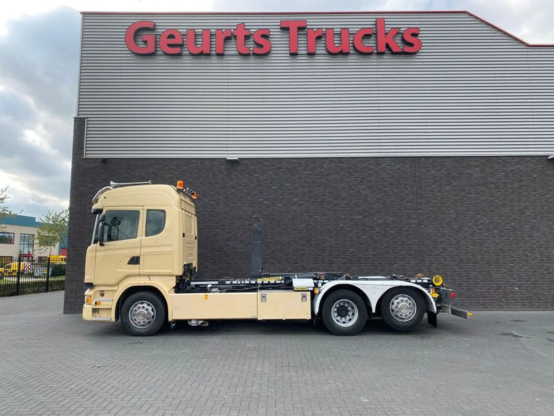 Scania R450 6X2 + PALFINGER HAAKARMSYSTEEM/ABROLLKIPPER/HOOKLIFT - Kotalni prekucni tovornjak: slika 2 Scania R450 6X2 + PALFINGER HAAKARMSYSTEEM/ABROLLKIPPER/HOOKLIFT - Kotalni prekucni tovornjak: slika 2
