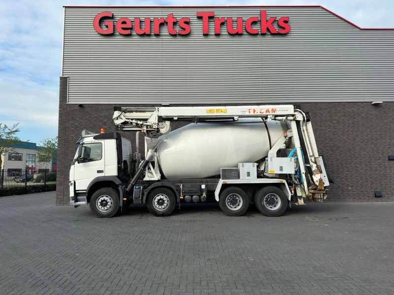Volvo FM 410 8X4 + STETTER 9 M3 MIXER/MISCHER + THEAM 15 M TRANSPORTBAND/BELT - Avtomešalec: slika 1 Volvo FM 410 8X4 + STETTER 9 M3 MIXER/MISCHER + THEAM 15 M TRANSPORTBAND/BELT - Avtomešalec: slika 1