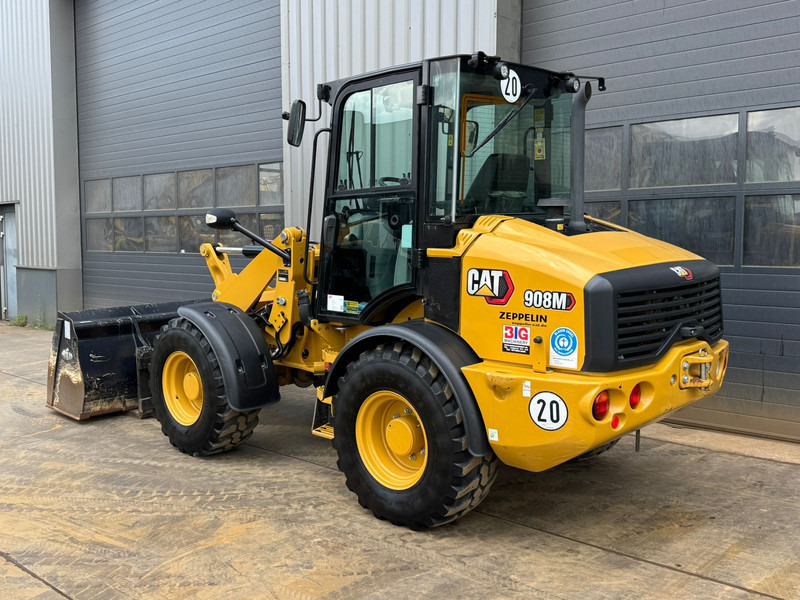 Caterpillar 908M - Bucket + forks - Kolesni nakladalec: slika 2 Caterpillar 908M - Bucket + forks - Kolesni nakladalec: slika 2