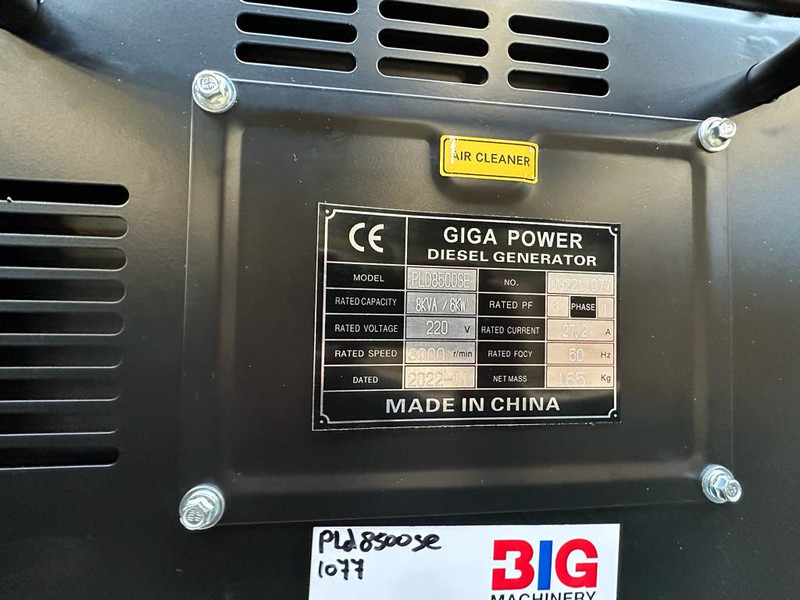 Nov Generator Giga power 8 kVA generator - PLD8500SE: slika 9
