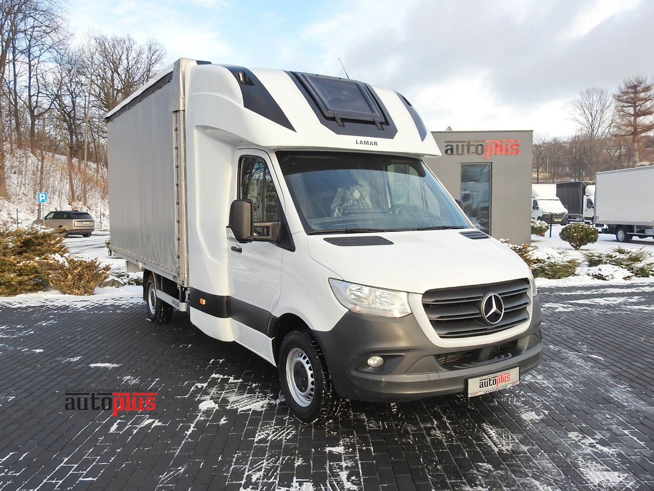 Mercedes-Benz SPRINTER 316 PRITSCHE PLANE 8 PALETTEN WEBASTO - Dostavno vozilo s ponjavo, Dostavno vozilo z dvojno kabino: slika 1 Mercedes-Benz SPRINTER 316 PRITSCHE PLANE 8 PALETTEN WEBASTO - Dostavno vozilo s ponjavo, Dostavno vozilo z dvojno kabino: slika 1