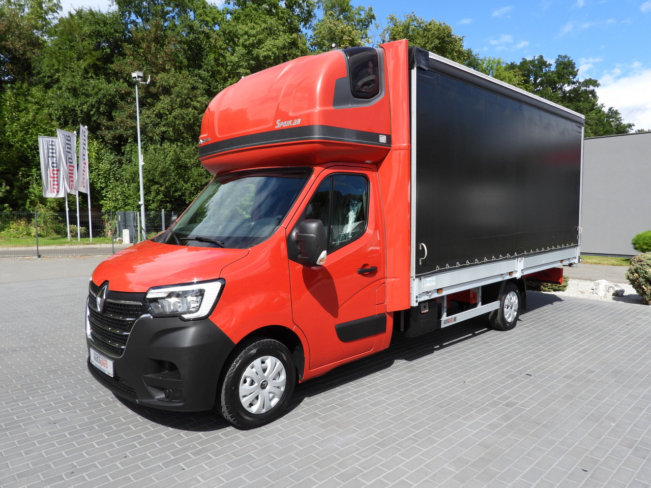 Dostavno vozilo s ponjavo RENAULT MASTER TARPAULIN 10 PALLETS WEBASTO CRUISE CONTROL LED LIGHTS AIR CONDITIONING  165HP: slika 6