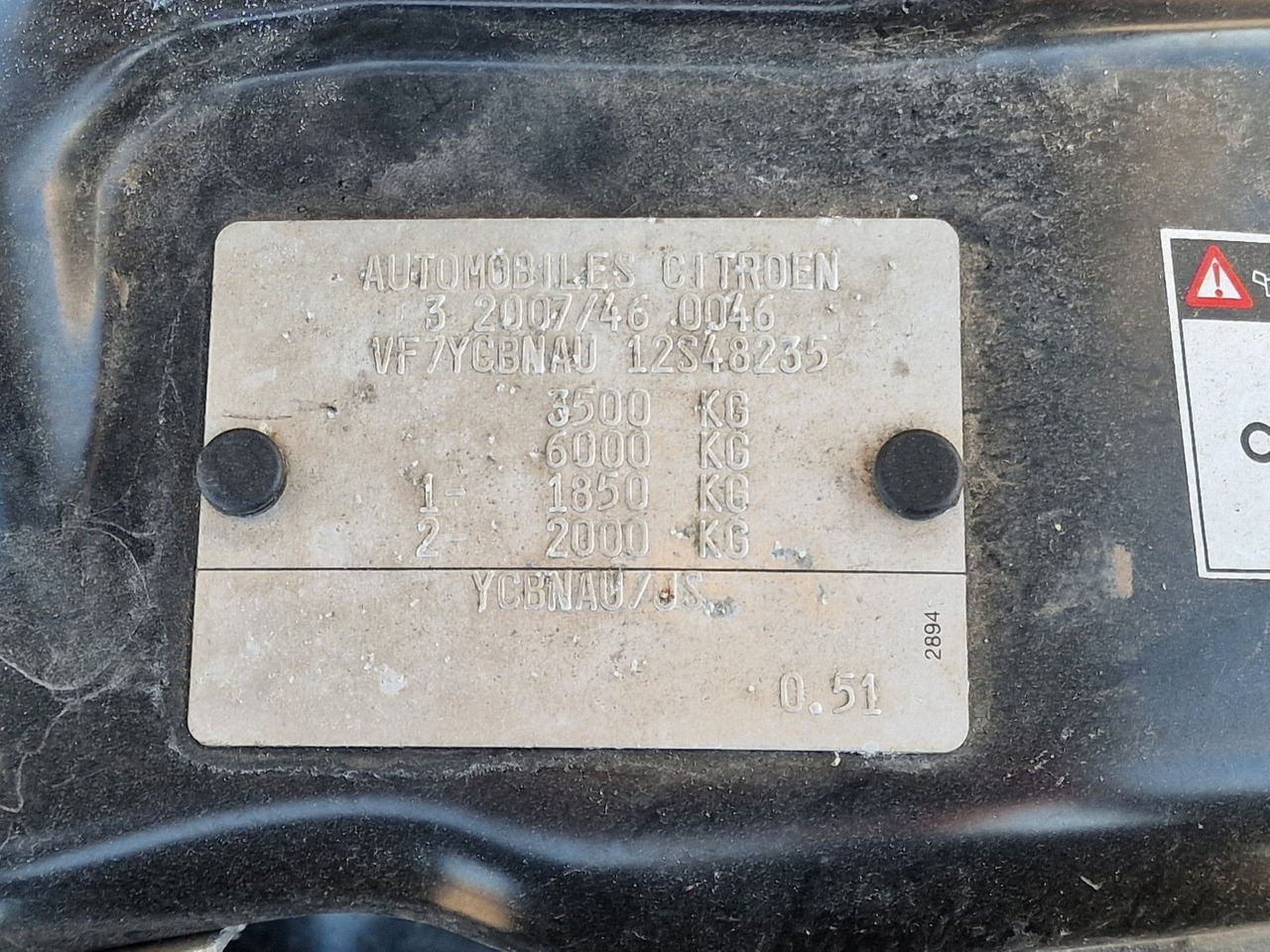 Dostavno vozilo z zabojnikom Citroën Jumper / Ladebordwand / 3 Sitzen / Klimaanlage: slika 16