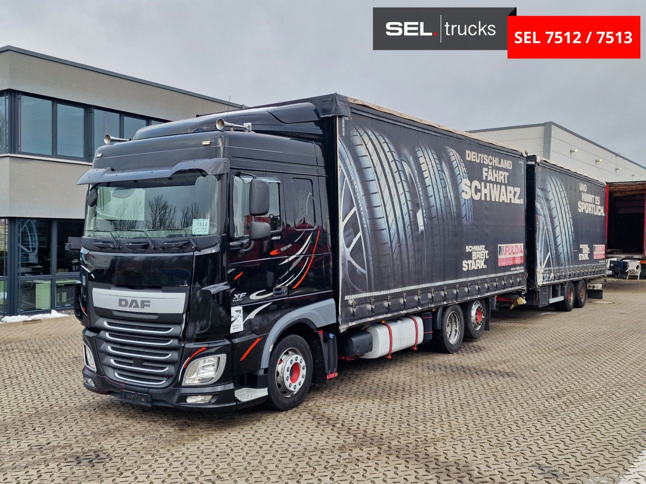DAF XF 460 FAR / ZF Intarder / Durchladezug - Tovornjak s ponjavo: slika 1 DAF XF 460 FAR / ZF Intarder / Durchladezug - Tovornjak s ponjavo: slika 1