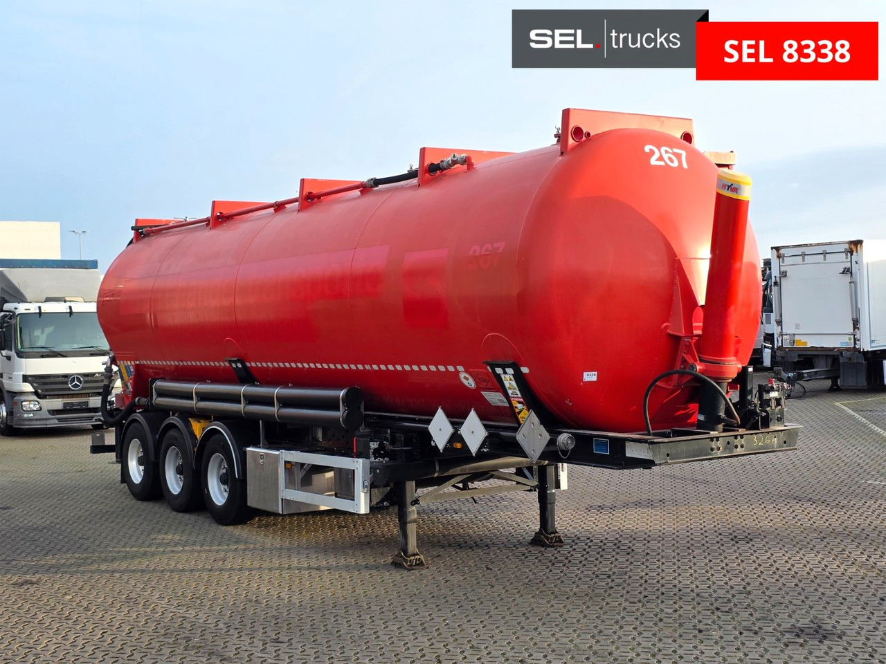 Feldbinder KIP 52/7000/A/2 / Alu-Felgen / ADR AT / 52.000 l - Silos cisterna: slika 3 Feldbinder KIP 52/7000/A/2 / Alu-Felgen / ADR AT / 52.000 l - Silos cisterna: slika 3
