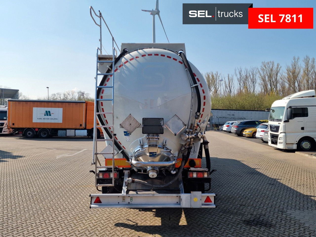 Silos cisterna Feldbinder KIP 60/7300/A/2 / 60.000 l / Kippsilo: slika 6